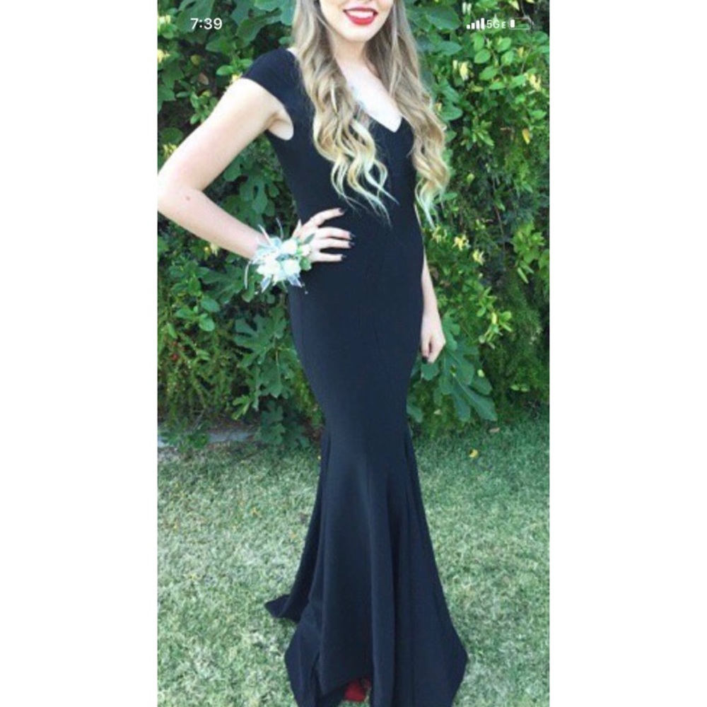 Black Maxi Evening Gown